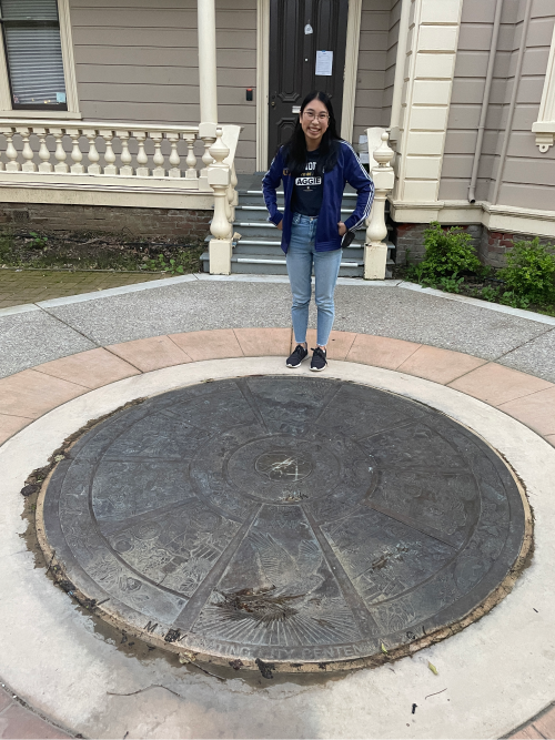 Laura with the Seal